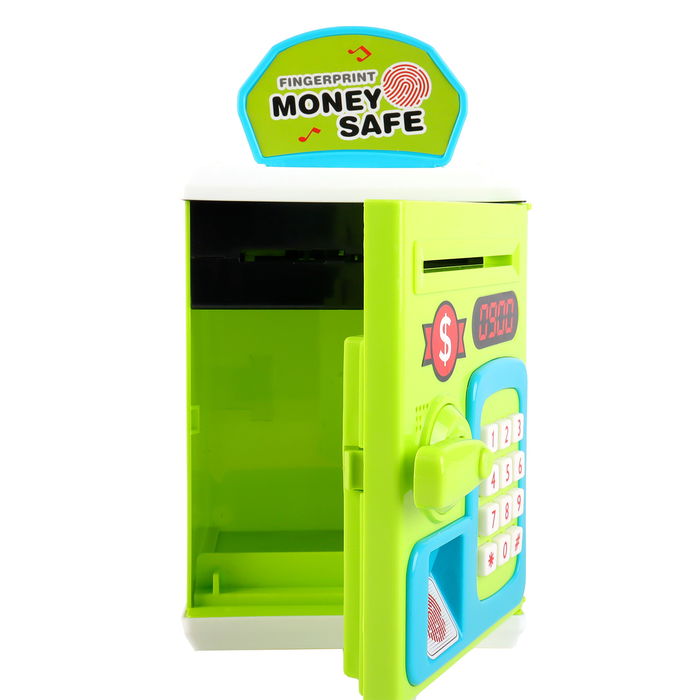 Tachan Hucha Caja Fuerte Juego Simbólico Infantil con Sensor de Huella +3 Años