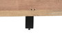 DKD Home Decor Cajonera Alpino Marron Negro Mango Metal 180 x 45 x 91 cm