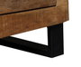 DKD Home Decor Cajonera Alpino Marron Negro Mango Metal 180 x 45 x 91 cm