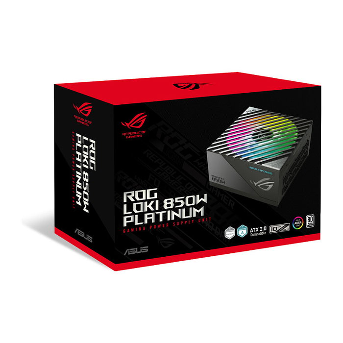 ASUS ROG LOKI SFX-L 850W Fuente de Alimentación 80 Plus Platinum ATX, Full Modular, Negro