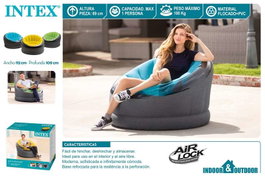 Intex Sillón Empire 3/S 112x109x69 cm PVC A partir de 6 meses