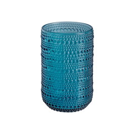 Ixia Vaso Azul de Cristal Decoración 400ml