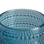 Ixia Vaso Azul de Cristal Decoración 400ml