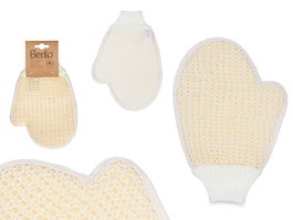 Berilo Manopla Trenzada Natural Sisal 40% Espuma 30% Poliester 30% 17x24x2 cm (Set de 24)