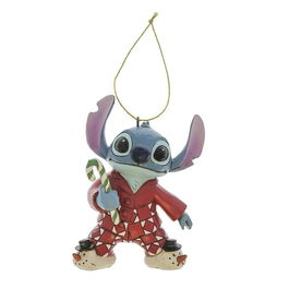 Enesco Adorno para Árbol de Navidad Disney Stitch con Pijama Navideño - Figura Coleccionable