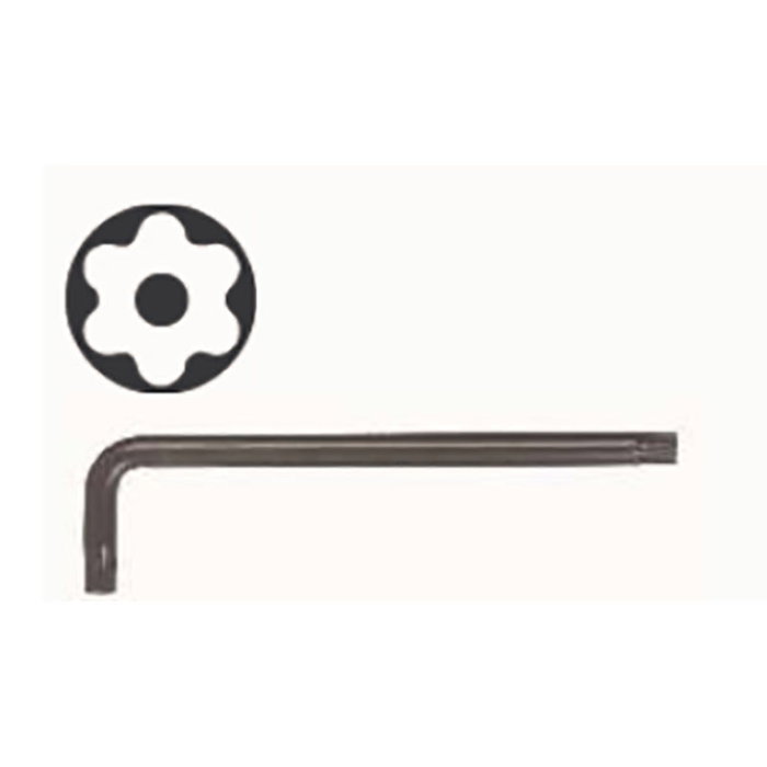 Duver Llave Acodada Torx Seguridad Serie Larga T-30 Duver Llave Acodada Torx Seguridad Serie Larga T-30