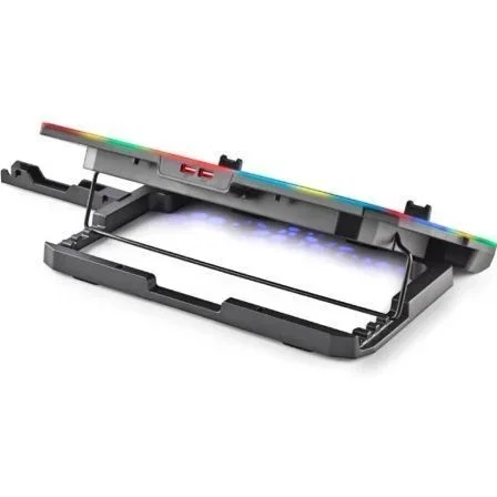 Ngs Hero Stand Base de refrigeración para portátiles hasta 15,6" 6 ventiladores pantalla LCD soporte Ngs Hero Stand Base de refrigeración para portátiles hasta 15,6" 6 ventiladores pantalla LCD soporte