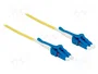 DeLOCK 85087 Cable de fibra óptica LC a LC Singlemode OS2 Uniboot 10 m