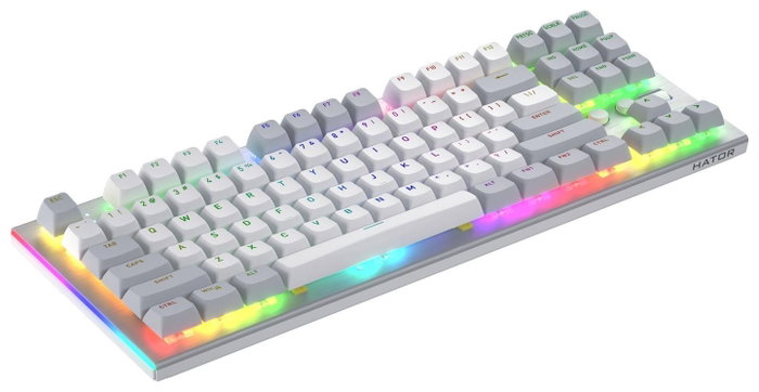 Hator Gravity TKL HTK561 Teclado Mecánico Layout Polaco Blanco Hator Gravity TKL HTK561 Teclado Mecánico Layout Polaco Blanco