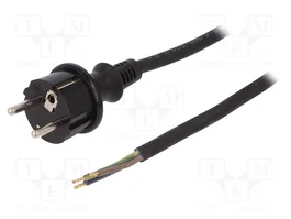 PLASTROL Cable de alimentación H05RR-F 3x1,5mm2 10m