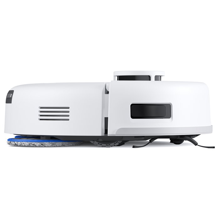 ECOVACS Deebot MINI Blue Aspirador Robot Láser con Estación de Carga Autovaciado, 9000 Pa, LDS, LiDAR, TrueMapping 2.0, Hasta 150 Min, Sin Bolsa, Color Azul y Blanco