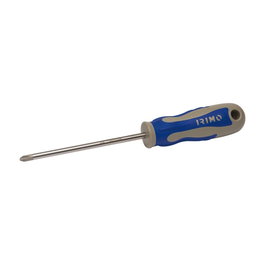 Irimo Destornillador Boca PH-0 3 x 75 mm Mango Bimaterial Hoja de Acero Templado Marcada para Uso Intensivo