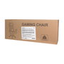LogiLink Silla Gaming con Soporte Lumbar y Luces RGB, Negro/Azul