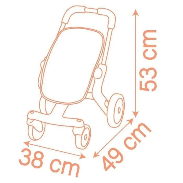 Smoby Cochecito Pop SMO3032162512241 a partir de 18 meses