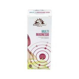 ERBENOBILI Multimagnesio Compost Magnesio 60 Comp - Complemento alimenticio a base de boro, taurina y magnesio para metabolismo energético y reducción de cansancio y fatiga