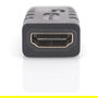 Digitus EDID Emulador HDMI 4K Ultra HD, Emulador de Monitor HDMI para Extensor, Conmutador, Divisor, Negro, 3840 x 2160 píxeles