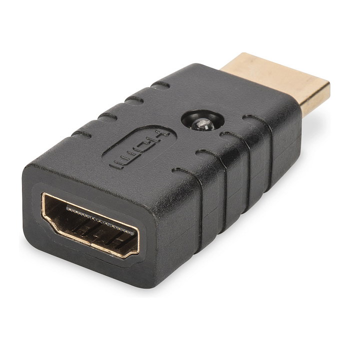 Digitus EDID Emulador HDMI 4K Ultra HD, Emulador de Monitor HDMI para Extensor, Conmutador, Divisor, Negro, 3840 x 2160 píxeles