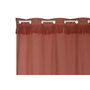 DKD Home Decor Cortina de Algodón Reciclado 140x260 cm Terracota