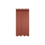 DKD Home Decor Cortina de Algodón Reciclado 140x260 cm Terracota