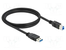 DeLOCK 85067 Cable USB Tipo-A a Tipo-B 1,5 m Negro