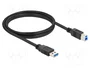 DeLOCK 85067 Cable USB Tipo-A a Tipo-B 1,5 m Negro