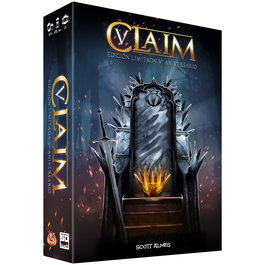 SD Games Claim V Aniversario - Edición Limitada, juego de cartas estratégico, incluye facciones de Claim y Claim 2, 7 nuevas facciones, ilustraciones nuevas, 2-4 jugadores, +10 años