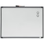 Nobo Pizarra blanca magnética marco dos tonos 585x430 mm