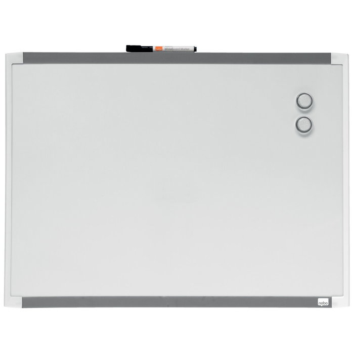 Nobo Pizarra blanca magnética marco dos tonos 585x430 mm Nobo Pizarra blanca magnética marco dos tonos 585x430 mm