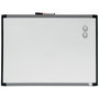 Nobo Pizarra blanca magnética marco dos tonos 585x430 mm