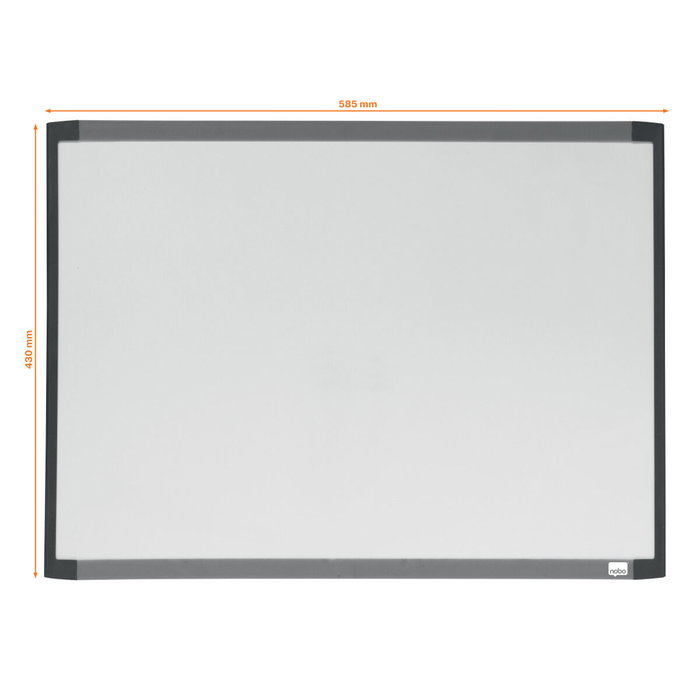 Nobo Pizarra blanca magnética marco dos tonos 585x430 mm Nobo Pizarra blanca magnética marco dos tonos 585x430 mm