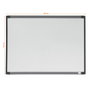 Nobo Pizarra blanca magnética marco dos tonos 585x430 mm