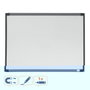 Nobo Pizarra blanca magnética marco dos tonos 585x430 mm