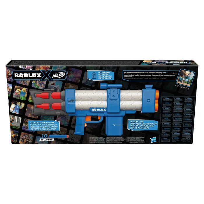 Nerf Roblox Arsenal: Láser de Pulso, Pistola de juguete Nerf F2484EU4
