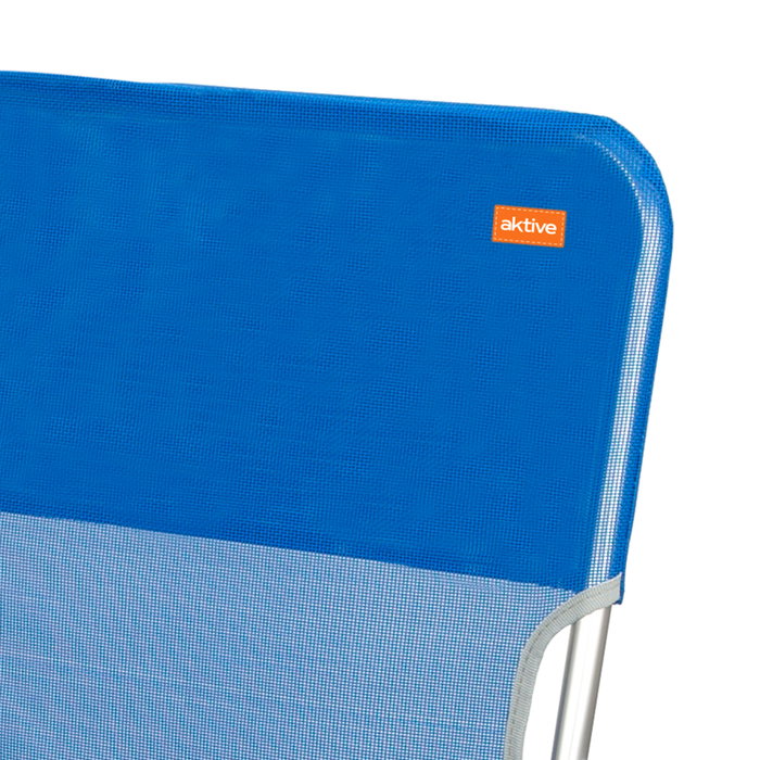 Aktive Beach Silla de playa plegable fija aluminio con asa
