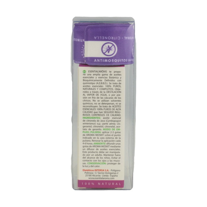 Esential Aroms Pack Aroma Moskit Aceite esencial Citronela + Pulsera Esential Aroms Pack Aroma Moskit Aceite esencial Citronela + Pulsera