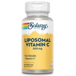 SOLARAY Vitamina C Liposomal 500Mg 30 Cápsulas Vegetarianas