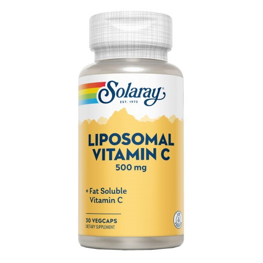 SOLARAY Vitamina C Liposomal 500 mg, 30 Cápsulas Vegetarianas SOLARAY Vitamina C Liposomal 500 mg, 30 Cápsulas Vegetarianas