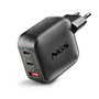 NGS Cargador de Pared GaN BUD 100W TINY Negro 100W 3 Puertos