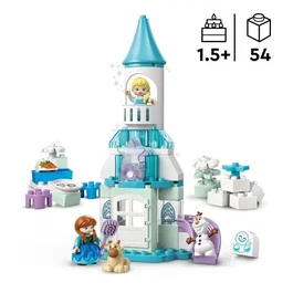 Lego DUPLO Disney 10455 Fiesta en el Castillo de Hielo de Anna y Elsa - Juego creativo 2 años
