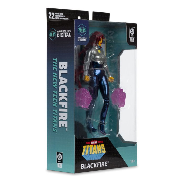DC Direct McFarlane Toys Digital Figura Blackfire (The New Teen Titans) 18 cm