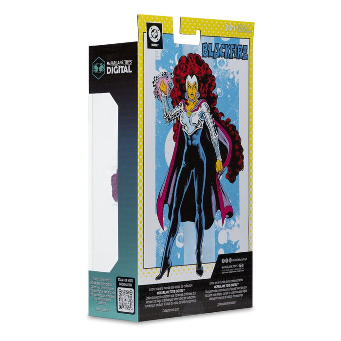 DC Direct McFarlane Toys Digital Figura Blackfire (The New Teen Titans) 18 cm