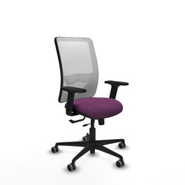 PIQUERAS Y CRESPO Silla de oficina Zulema Morado y Blanco