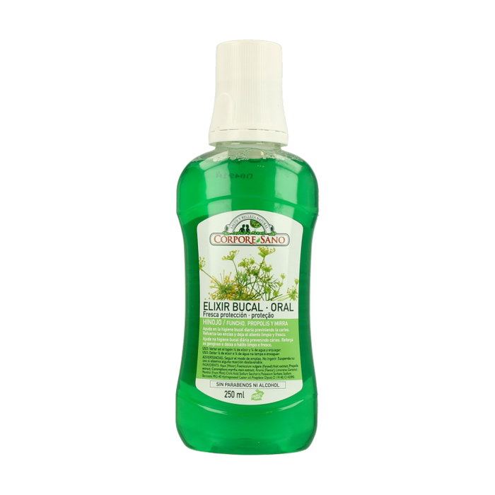 Corpore Sano Elixir Bucal Propolis, Mirra y Hinojo 250ml - Refuerza Encías y Combate Caries Corpore Sano Elixir Bucal Propolis, Mirra y Hinojo 250ml - Refuerza Encías y Combate Caries