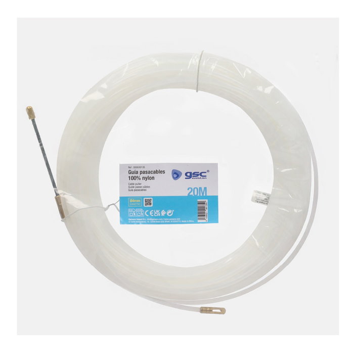 GSC Evolution Guía pasacables 4mm 15M Blanco
