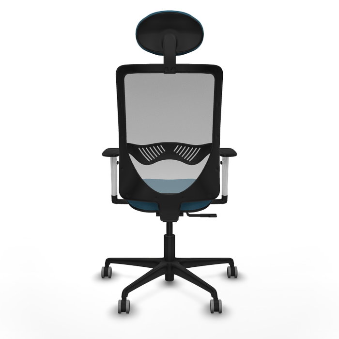 PIQUERAS Y CRESPO Silla de oficina Zulema con Mecanismo Sincro, Verde petróleo y Gris PIQUERAS Y CRESPO Silla de oficina Zulema con Mecanismo Sincro, Verde petróleo y Gris