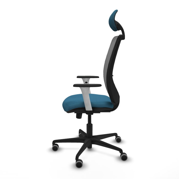 PIQUERAS Y CRESPO Silla de oficina Zulema con Mecanismo Sincro, Verde petróleo y Gris PIQUERAS Y CRESPO Silla de oficina Zulema con Mecanismo Sincro, Verde petróleo y Gris