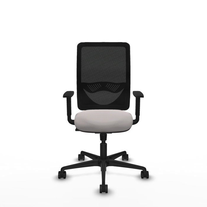 PIQUERAS Y CRESPO Silla de oficina Zulema con mecanismo Sincro, Blanco y Negro PIQUERAS Y CRESPO Silla de oficina Zulema con mecanismo Sincro, Blanco y Negro