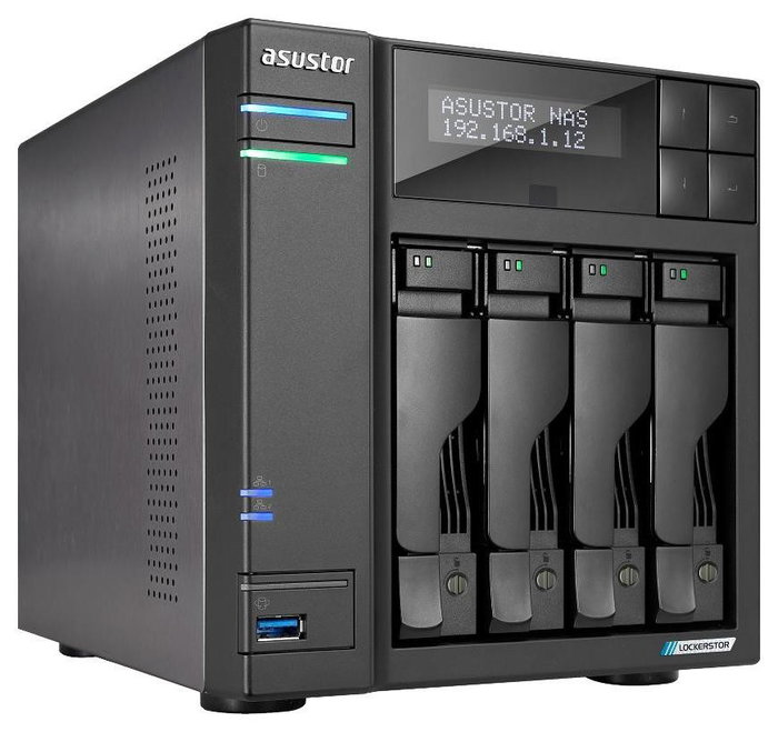 Asustor LOCKERSTOR 4 Gen2 AS6704T NAS de 4 bahías con Intel N5105 y 4GB DDR4