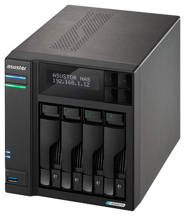 Asustor LOCKERSTOR 4 Gen2 AS6704T NAS de 4 bahías con Intel N5105 y 4GB DDR4