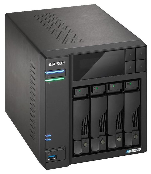 Asustor LOCKERSTOR 4 Gen2 AS6704T NAS de 4 bahías con Intel N5105 y 4GB DDR4